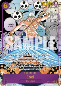 ภาพตัวอย่างการ์ด Enel - Manga - OP15-118
