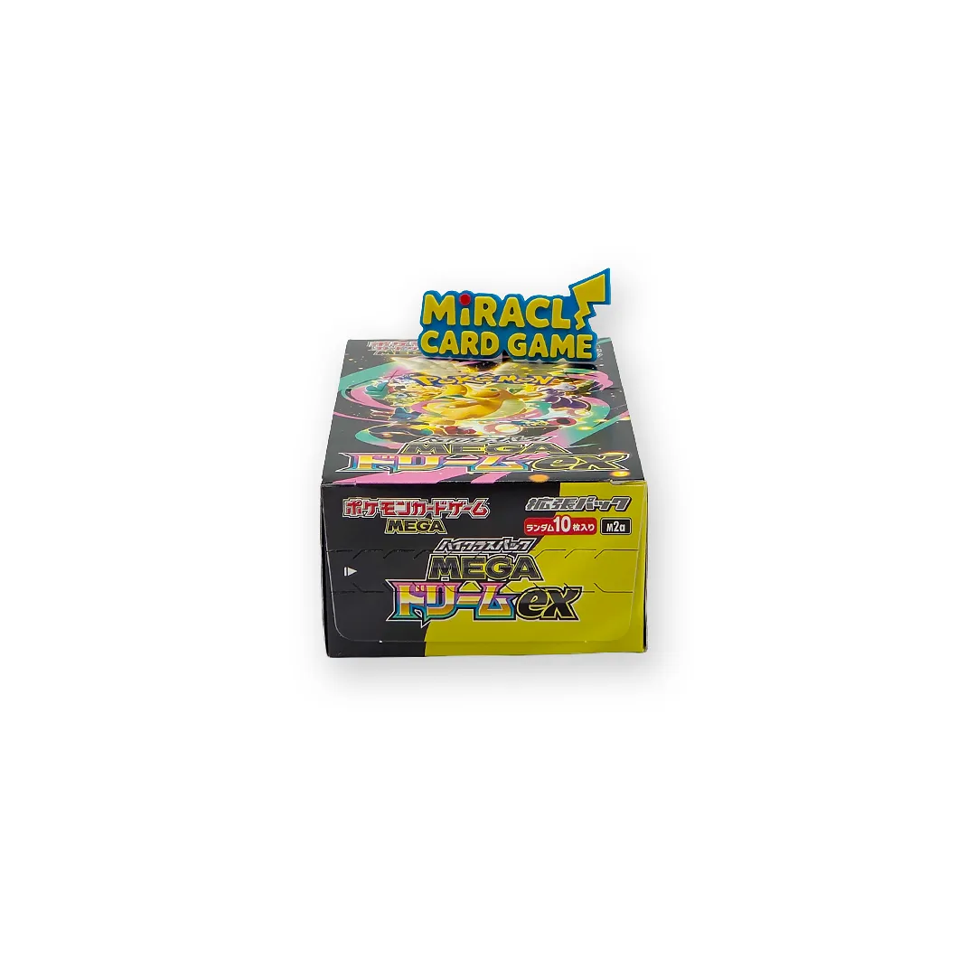 ด้านล่างกล่อง Pokemon TCG Mega Drean ex Booster Bundle