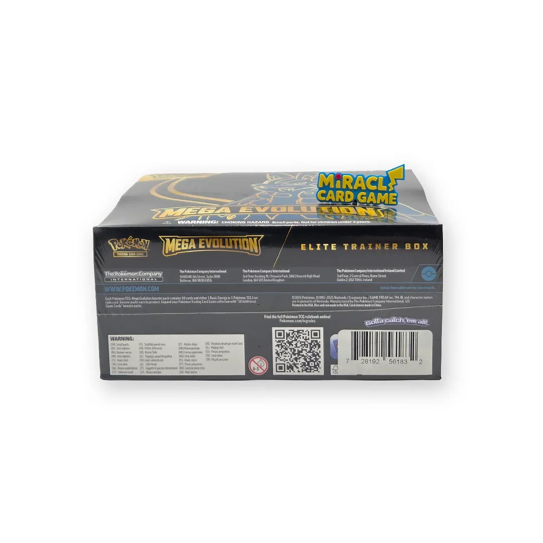 ด้านล่าง Pokemon TCG Mega Lucario ETB