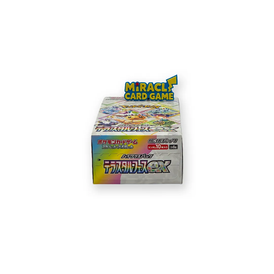 ด้านล่างกล่อง Pokémon TCG Terastal Festival ex Booster Box