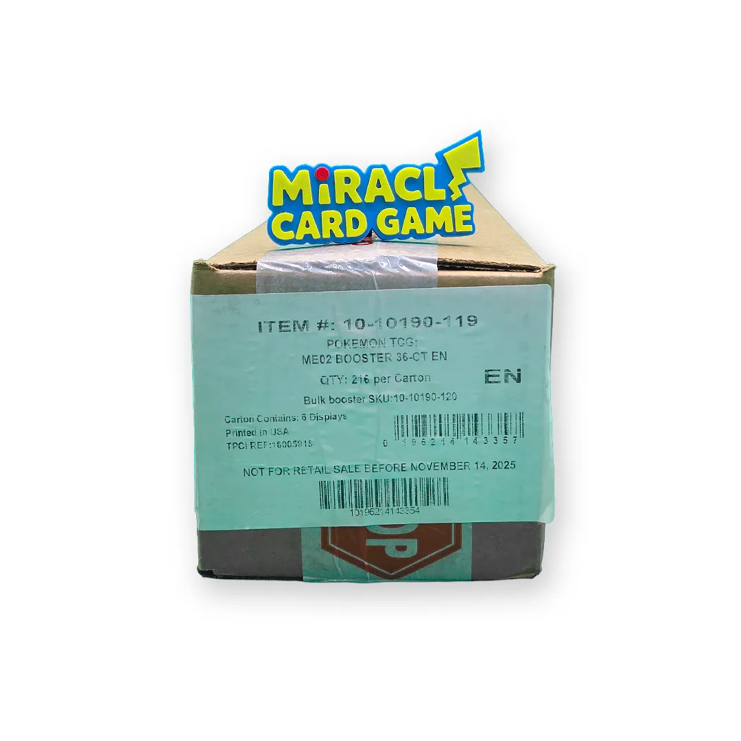 คาร์ตั้น Pokemon TCG ME02 Phantasmal Flames Booster Box