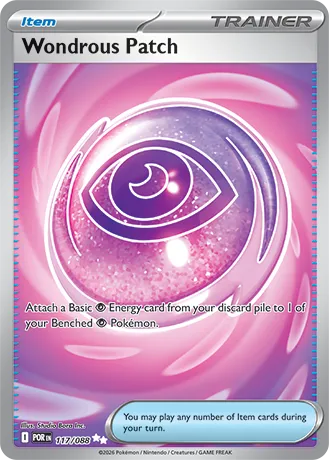 ภาพตัวอย่างการ์ด Wondrous Patch - SR - ME03-117/088