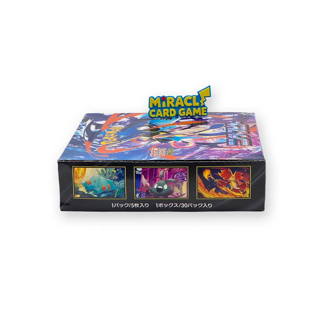 ด้านขวากล่อง Pokemon TCG Ninja Spinner Booster Box