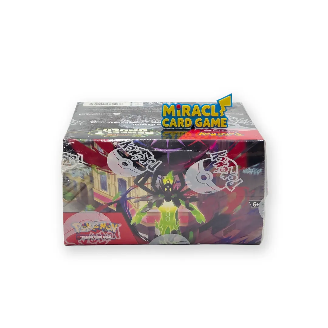 ด้านบนกล่อง Pokemon TCG ME03 Perfect Order Booster Box