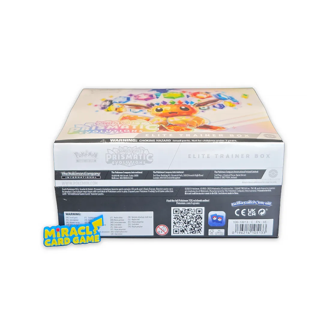 Pokémon TCG Prismatic Evolutions ETB กล่องอีวุยแท้ สุดหายาก - Image 3