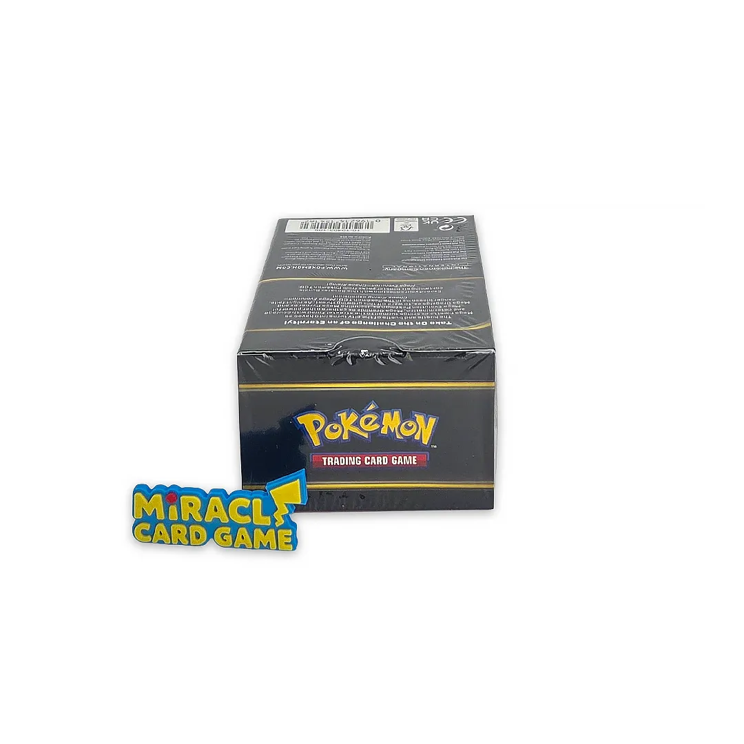 ด้านล่างกล่อง Pokémon TCG ME04 Chaos Rising Booster Bundle