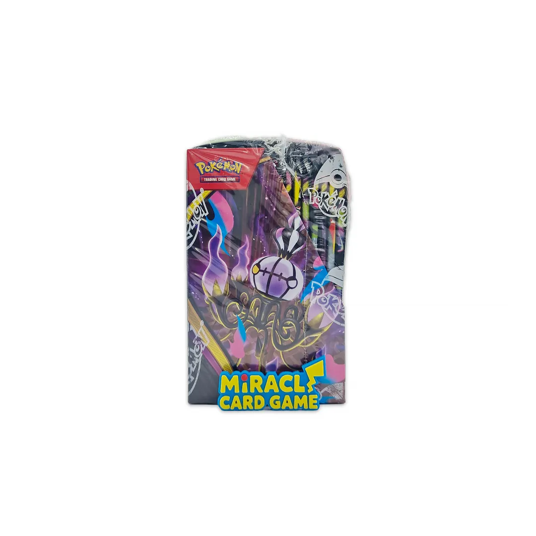 ด้านข้างกล่อง Pokémon TCG ME05 Pitch Black Booster Display