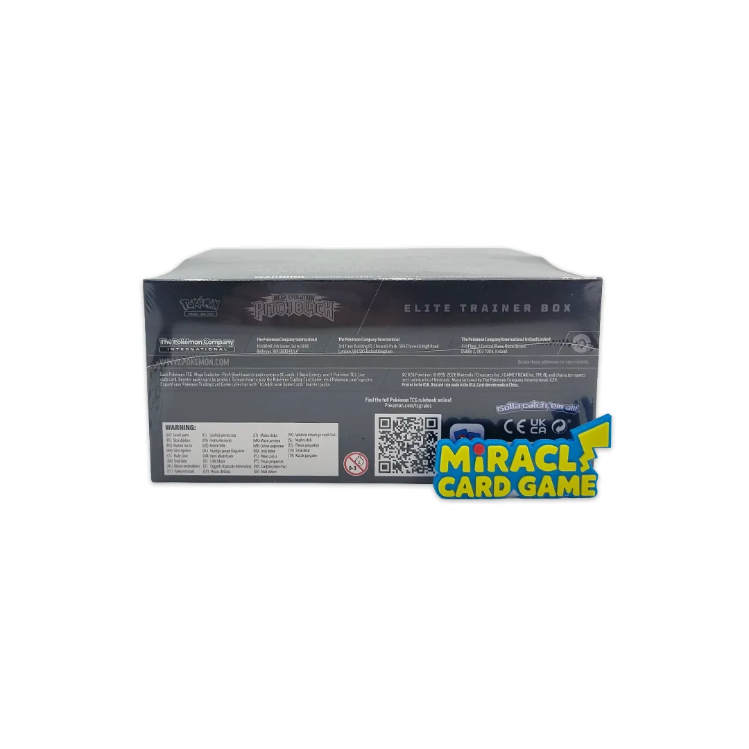 Pokémon ME05 Pitch Black ETB สภาพสวย ซีลเดิม ขอบกล่องคม - Image 3
